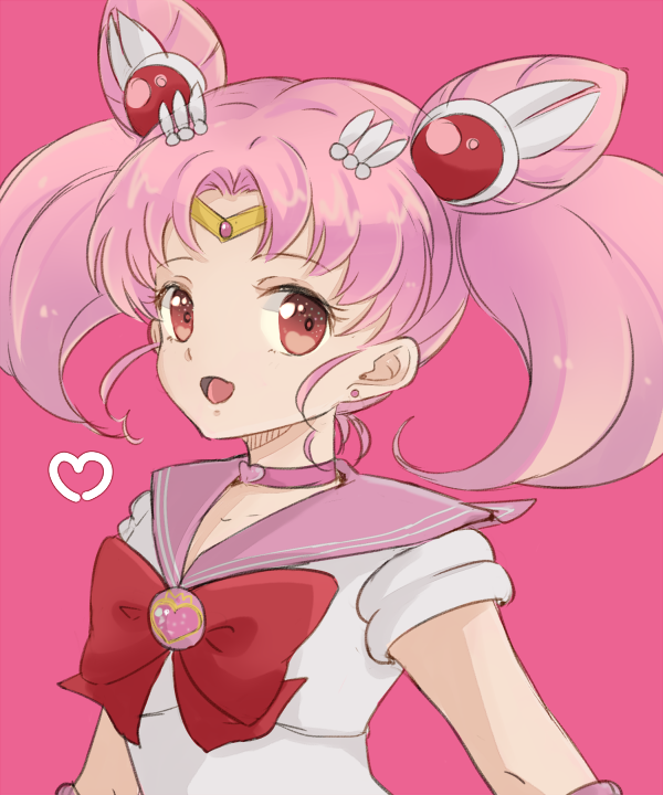 1girl, bishoujo_senshi_sailor_moon, chibi_usa, choker, circlet, double_bun, earrings, hair_ornament