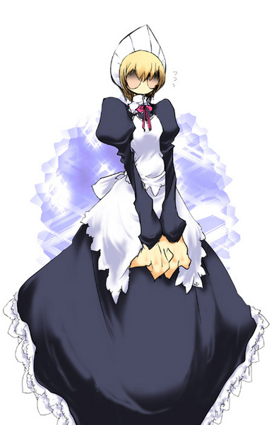 3m, ahou_miya, maid, monochrome, nijiura, nijiura_maids