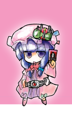 card, chibi, hashimoto, holding, holding_card, kamen_rider, kamen_rider_dcd, kamen_rider_decade