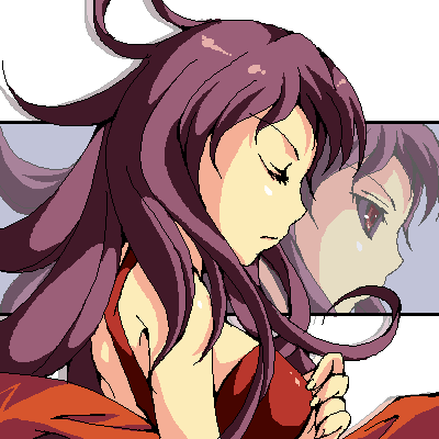 1girl, belial_(wild_arms), black_hair, breasts, closed_eyes, dress, enoo, long_hair, lowres, solo, wild_arms, wild_arms_4, wild_arms_xf