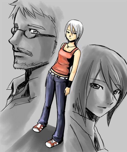 another_code_r, ashley_mizuki_robbins, ashley_robbins, beard, belt, black_eyes, facial_hair, glasses