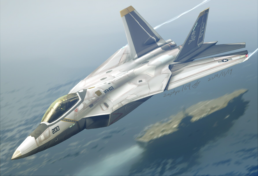 aircraft, airplane, artist_name, dated, f-22_raptor, f-22n_raptor, fighter_jet, flying