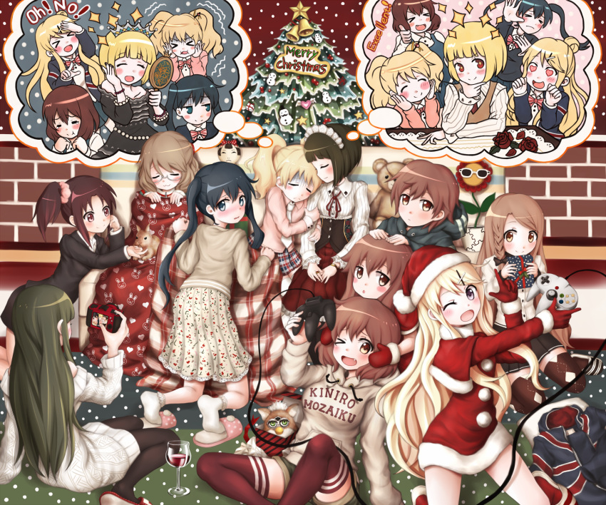 >_<, >_o, +_+, 1boy, 6+girls, :/, :3, :t