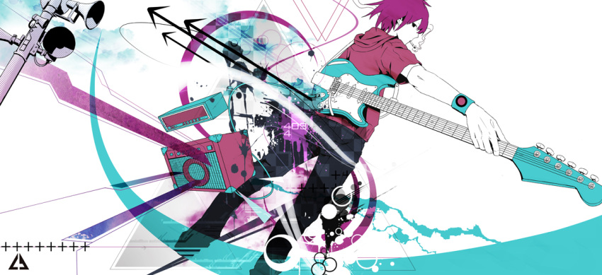 cigarette, guitar, instrument, male, original, smoking, strat(guitar), usi