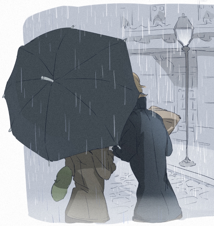 502nd_joint_fighter_wing, character_request, commentary_request, covered_face, shiraba_(sonomama_futene), strike_witches, umbrella