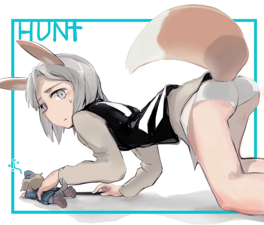 2girls, 502nd_joint_fighter_wing, animal_ears, blonde_hair, blush, brown_eyes, commentary_request, edytha_rossmann