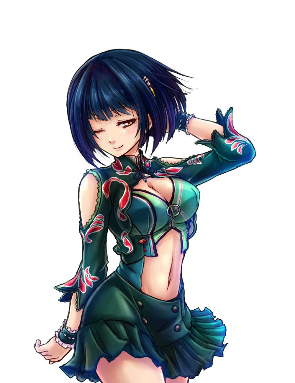 1girl, commentary_request, eltnage, highres, katia_grineal, solo, super_robot_wars, super_robot_wars_judgement