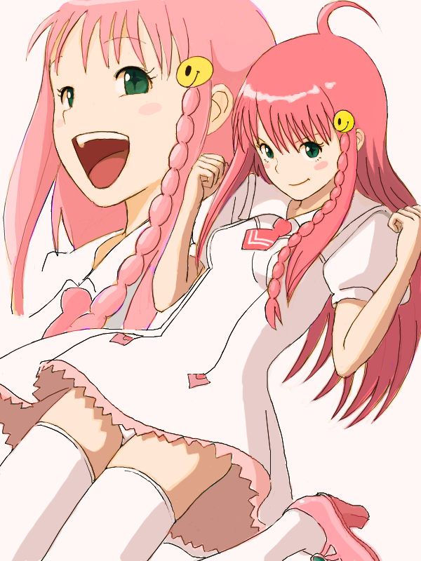 braid, diebuster, green_eyes, kokudou_juunigou, long_hair, nono, panties, pantyshot