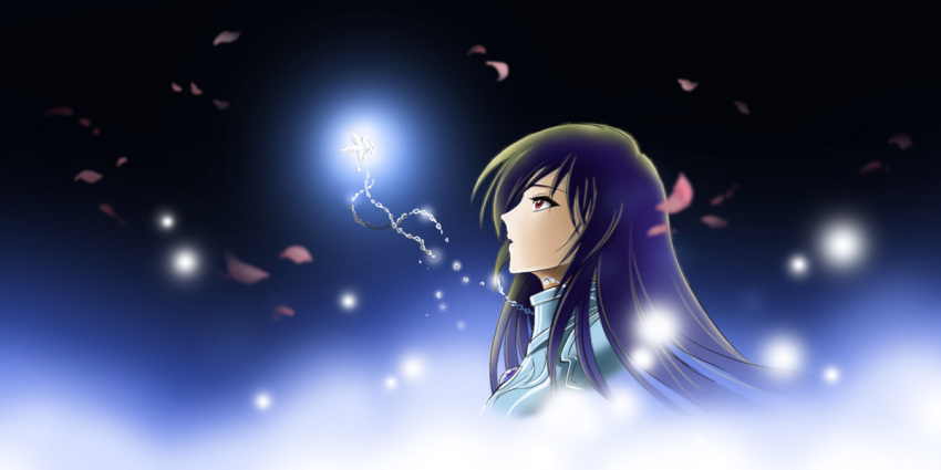 1girl, armor, ba_(artist), black_hair, equuleus_kyoko, jewelry, long_hair, necklace