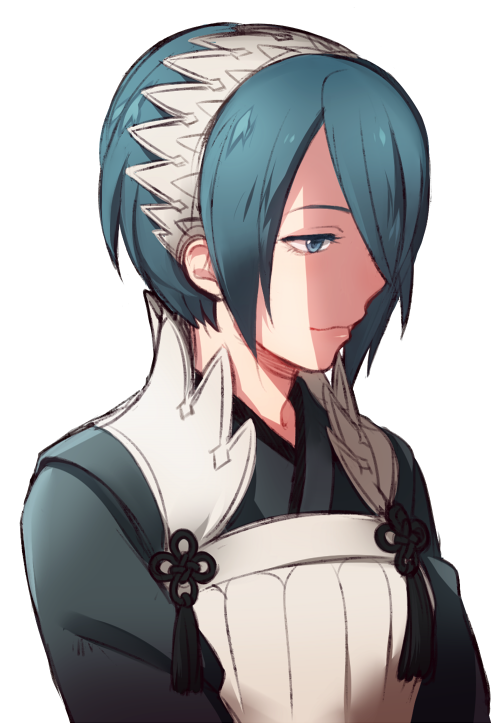 1girl, blue_eyes, blue_hair, craneace, fire_emblem, fire_emblem_if, hair_over_one_eye, hairband