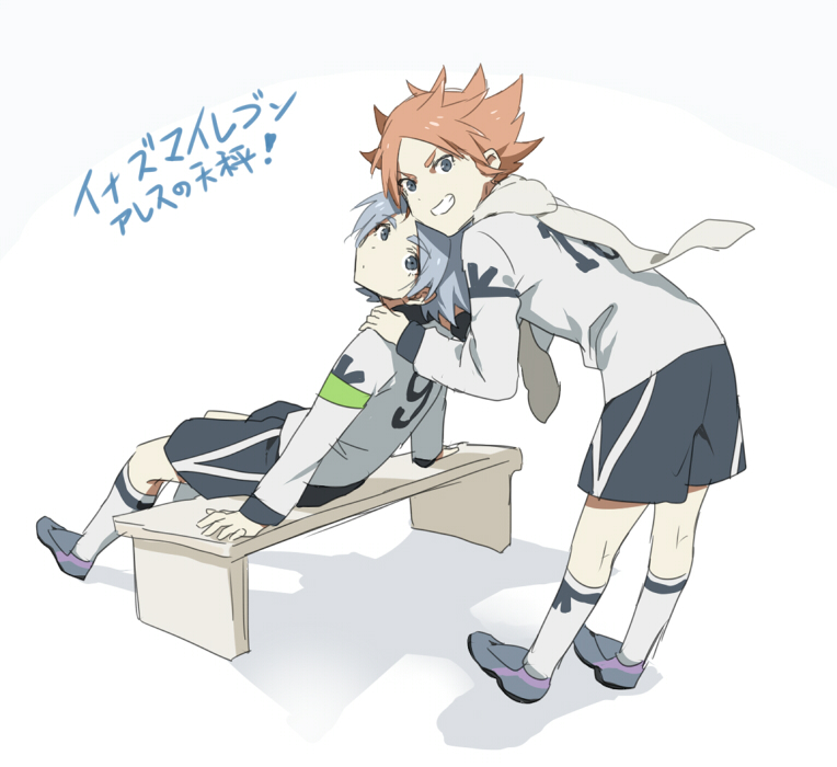 2boys, blue_eyes, blue_hair, brothers, catgirl0926, flipped_hair, fubuki_atsuya, fubuki_shirou