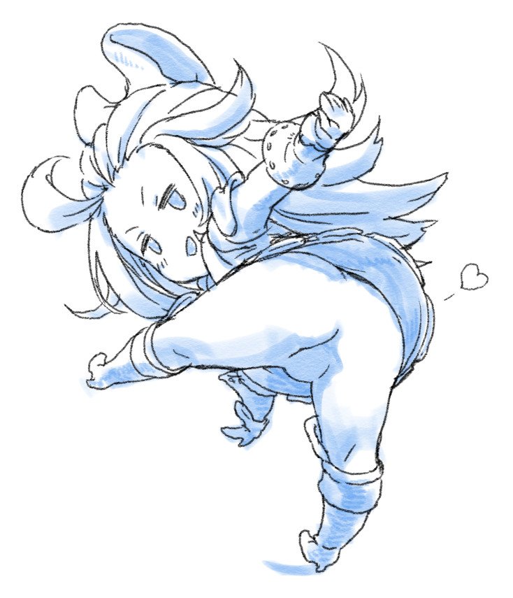 1girl, ass, boots, bow, bravely_default:_flying_fairy, bravely_default_(series), calpara, chibi