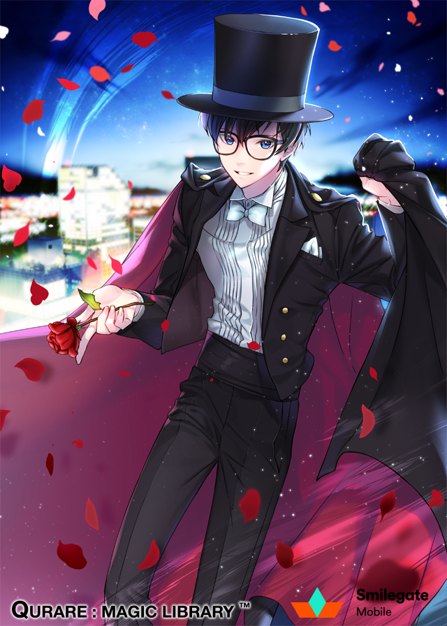 1boy, ayto, black_hair, black_hat, black_pants, blue_eyes, bow, bowtie