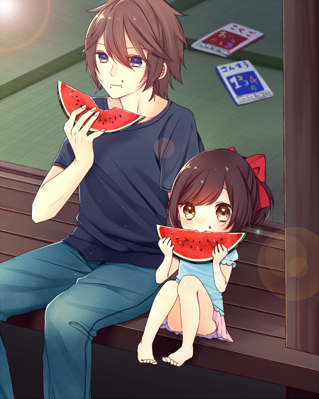 ayazuki_mei, brown_eyes, brown_hair, kawakami_otojirou, meiji_tokyo_renka, moyui_(myi_005), violet_eyes