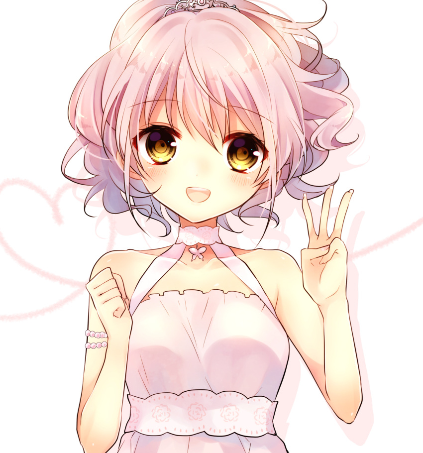 lulu_(wand_of_fortune), pink_hair, shiroe_rie, wand_of_fortune, yellow_eyes