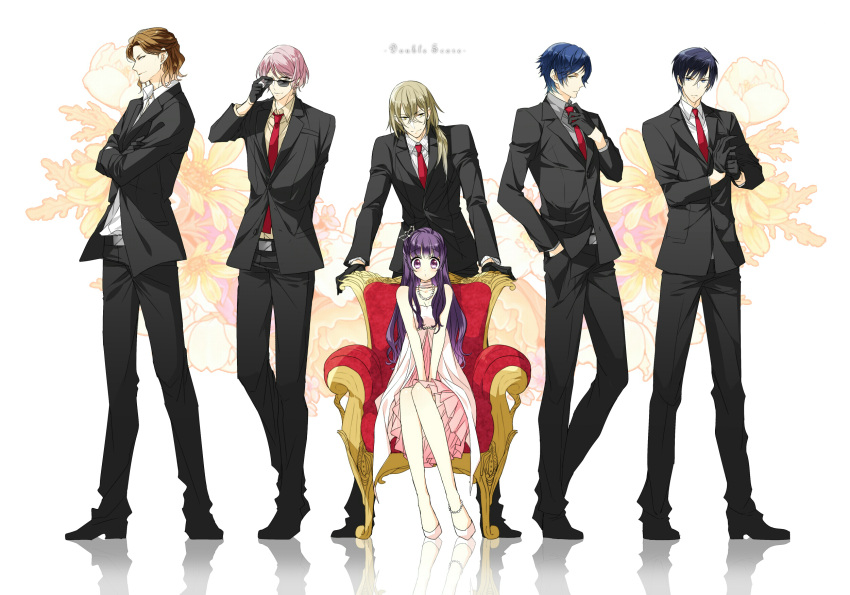 double_score, emori_chisato, icylove, kamizono_kyouga, sakita_takuto, sano_fumiya, shinozawa_mai, suou_issei