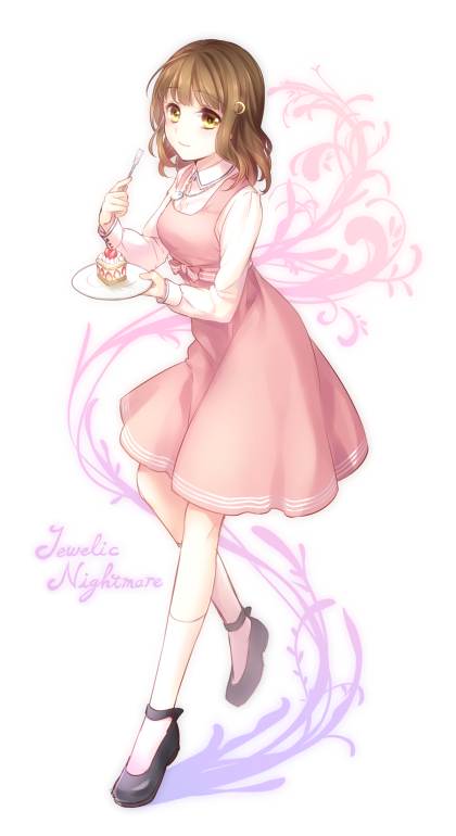 brown_eyes, brown_hair, jewelic_nightmare, tsukishiro_michiru, yuuna_minato