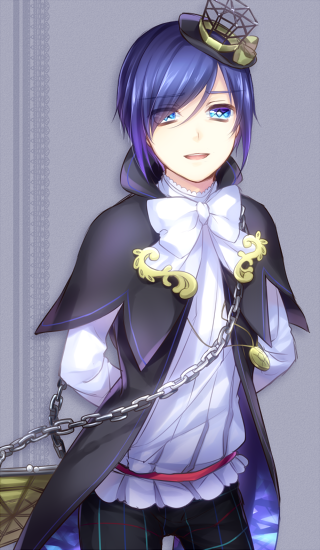 blue_eyes, blue_hair, jewelic_nightmare, saphy_(jewelic_nightmare), yuuna_minato