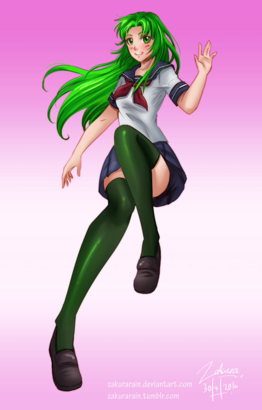 green_hair, midori_gurin, tagme, yandere_simulator