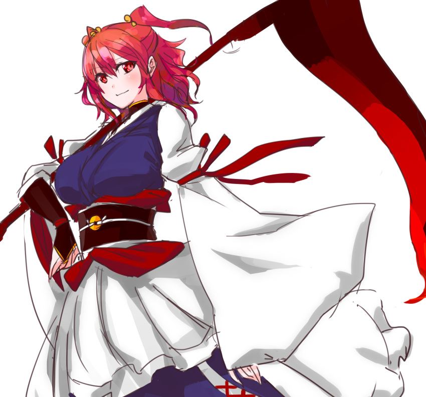 absurdres, highres, large_breasts, mappe_(778exceed), onozuka_komachi, touhou