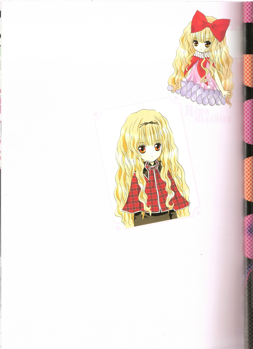 binding_discoloration, clown_drop, dress, mashiro_rima, peach-pit, seifuku, shugo_chara!