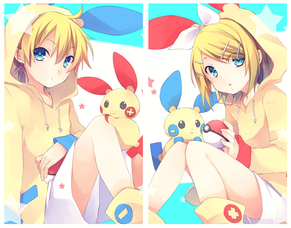 1boy, 1girl, :<, :o, ahoge, arm_at_side, bangs, black_eyes