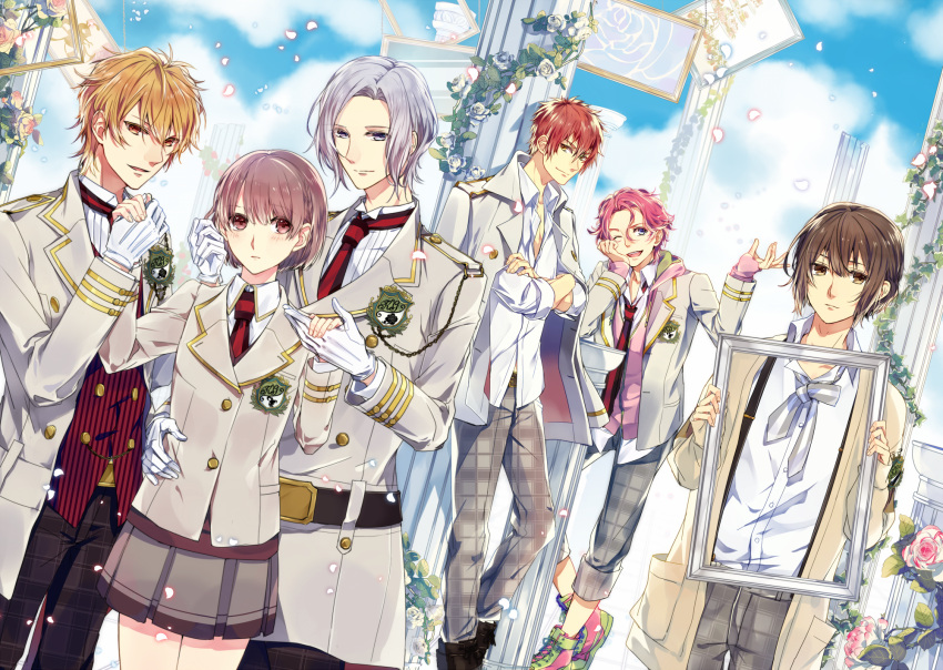 fujieda_neri, igarashi_haru, kaji_ichiha, nanase_touya, onoco, saginomiya_rei, takamine_riku, zettai_kaikyuu_gakuen