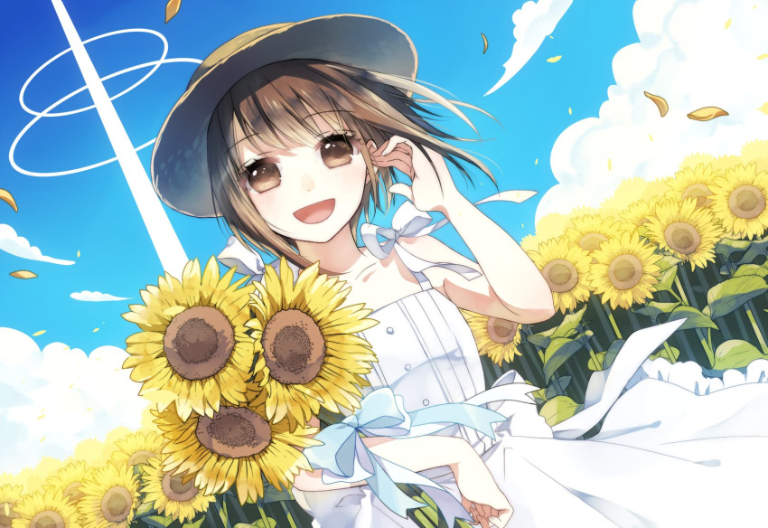 artist_request, brown_eyes, brown_hair, natsuzora_no_monologue, ogawa_aoi
