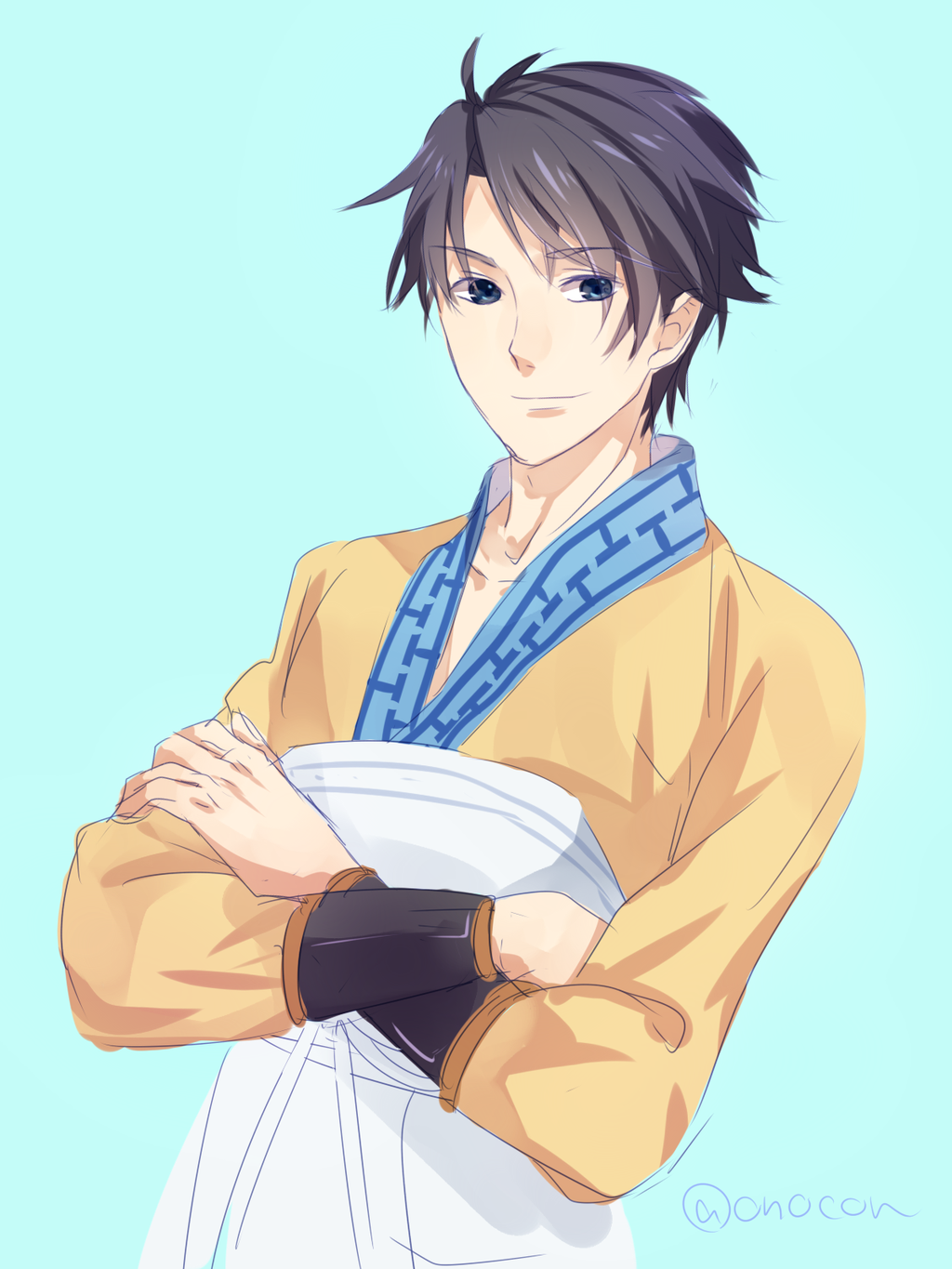 brown_eyes, brown_hair, gentoku_(sangoku_rensenki), onoco, sangoku_rensenki