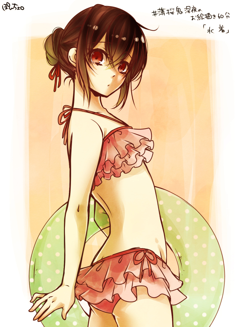 brown_eyes, brown_hair, hakuouki_shinsengumi_kitan, poncho_49, yukimura_chizuru