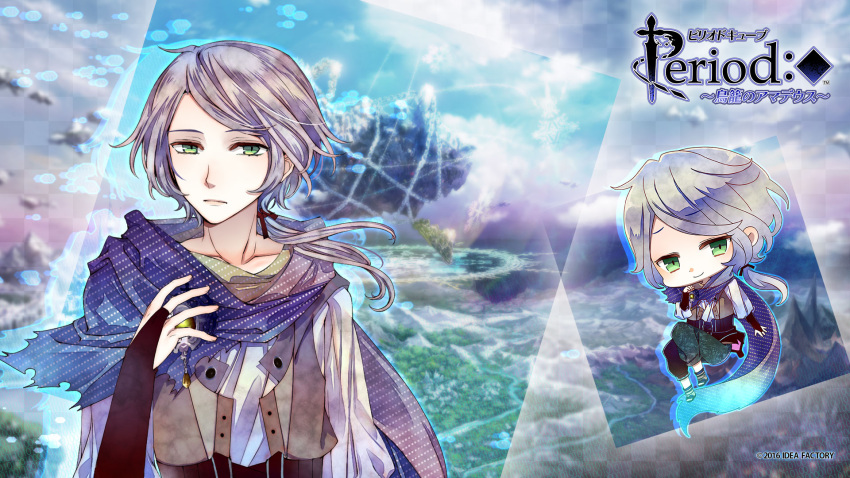 green_eyes, kuroyuki, period_cube, white_hair, zain_(period_cube)
