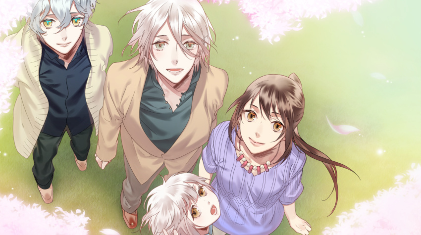 akane_rin, ayakashi_gohan, brown_eyes, brown_hair, kazuaki, kimura_asagi, komori_tsuzuri