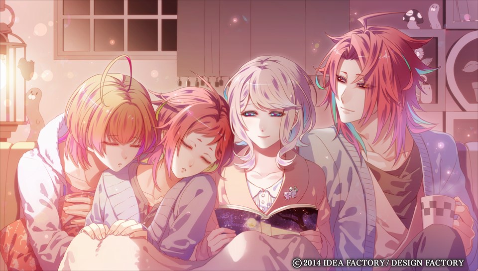 binary_star, haruno_mict, nazo_no_seinen, pink_hair, riri_(illustrator), sorano_fuu, yukino_chiaki