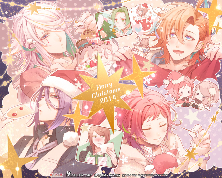 binary_star, haruno_mict, kamiya_yun, kanou_tchikai, konomi_rayla, nanase_izuki, pink_eyes, riri_(illustrator)