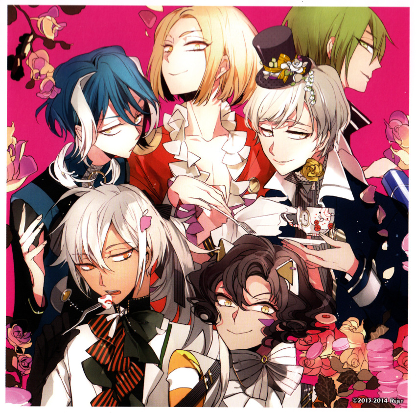 alice=alice, boushiya_(alice=alice), chesire_neko, king_(alice=alice), kuro_usagi_(alice=alice), sangatsu_usagi, suou, ura_alice