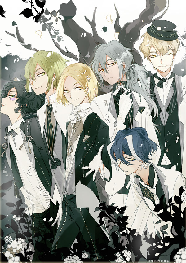 alice=alice, boushiya_(alice=alice), chesire_neko, king_(alice=alice), kuro_usagi_(alice=alice), sangatsu_usagi, suou, ura_alice