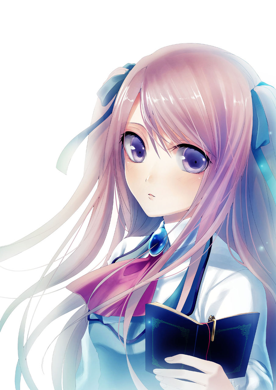 eikoku_tantei_mysteria, pink_hair, sara_marple, shiroma, violet_eyes