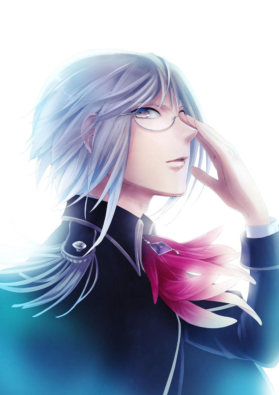 akechi_kenichirou, brown_eyes, eikoku_tantei_mysteria, grey_hair, shiroma