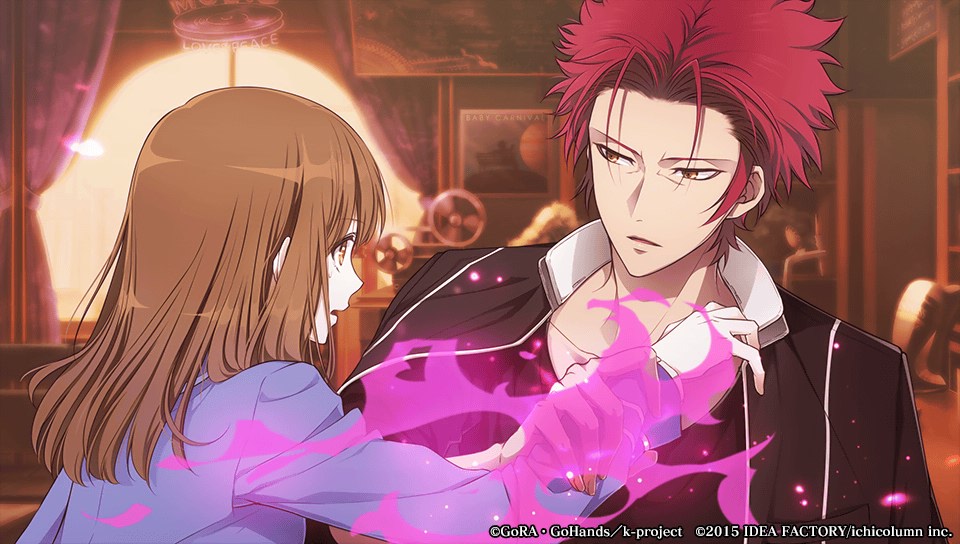 1boy, brown_eyes, gakuen_k, konohana_saya, redhead, suou_mikoto_(k)