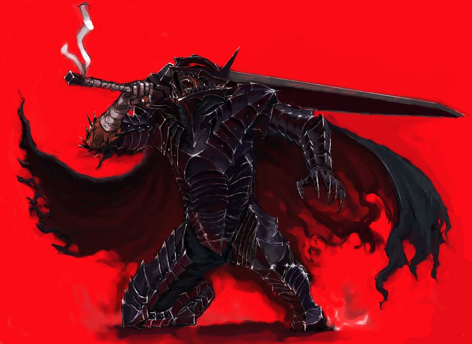 armor, bandage, bandages, berserk, berserker_armor, cape, dragonslayer_(sword), guts