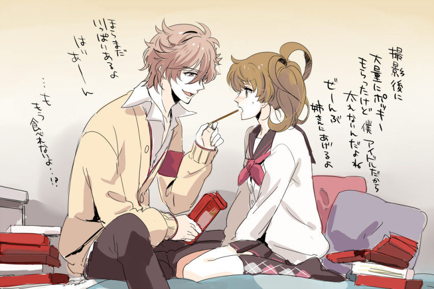 ageha, asahina_futo, brothers_conflict, brown_eyes, brown_hair, hinata_ema