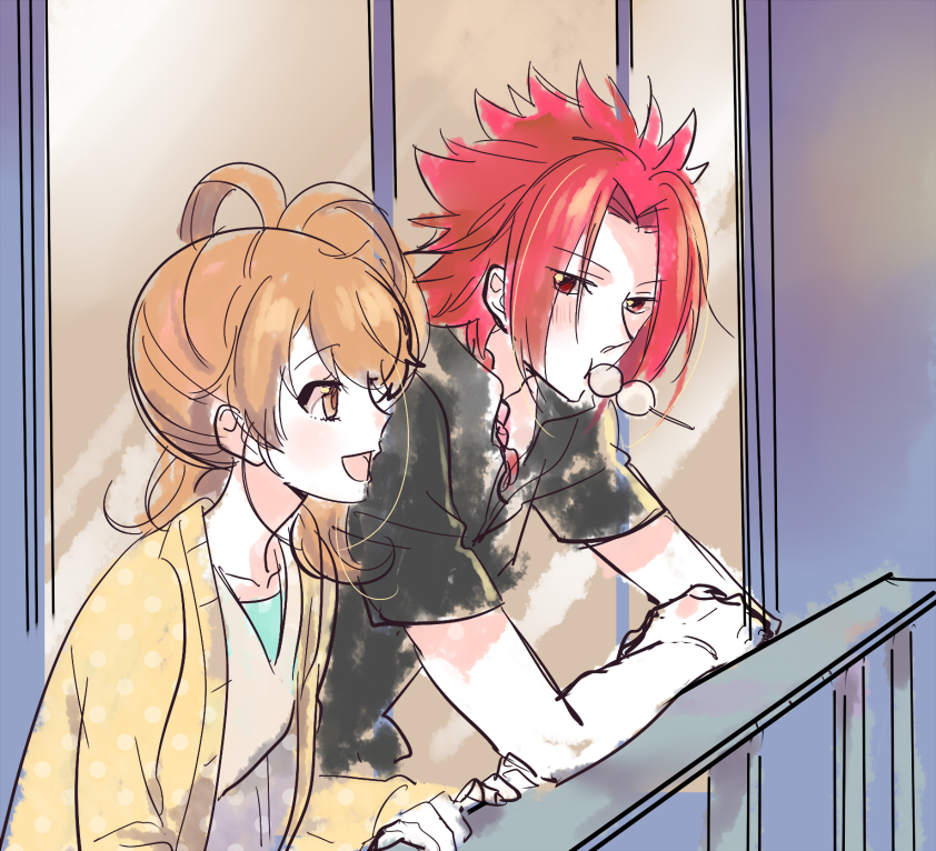 ageha, asahina_yuusuke, brothers_conflict, brown_eyes, brown_hair, hinata_ema