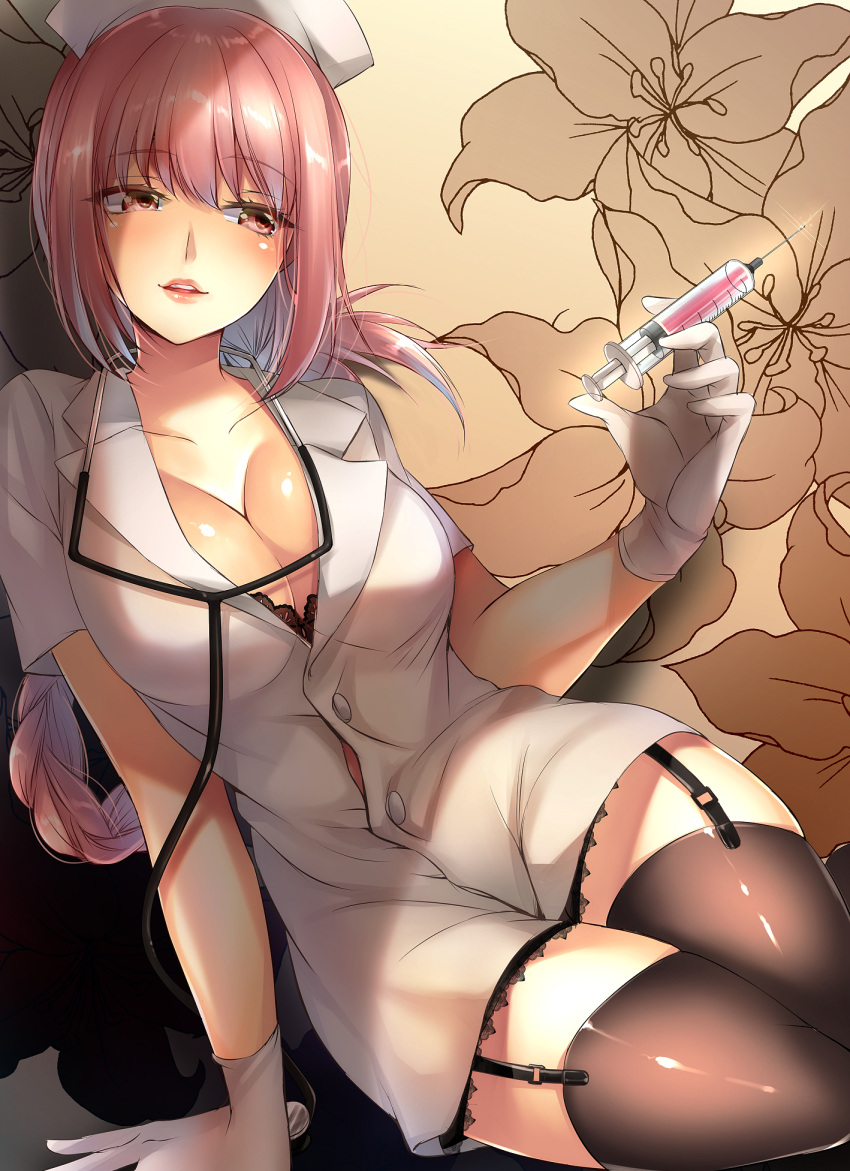 1girl, alternate_costume, braid, breasts, cleavage, commentary_request, cosplay, fate/grand_order