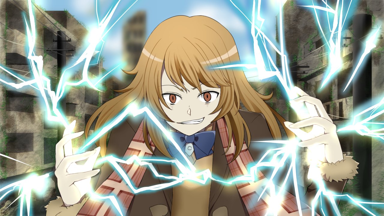 1girl, blue_bow, blue_bowtie, bow, bowtie, brown_eyes, coat, coppelion