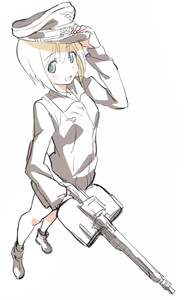 1girl, :d, bangs, black_jacket, black_shoes, blonde_hair, blue_eyes, boots