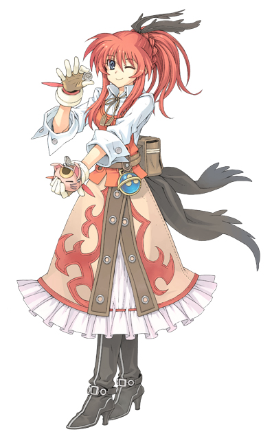 atelier, atelier_(series), atelier_annie_alchemist_of_sera_island, bangs, belt, belt_pouch, black_legwear, blue_eyes