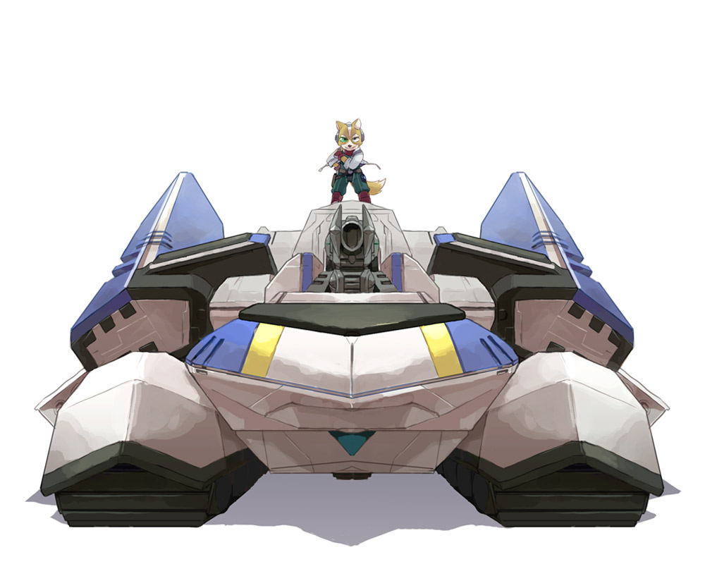 furry, gloves, head_mounted_display, landmaster, military, military_vehicle, nemurism, nintendo