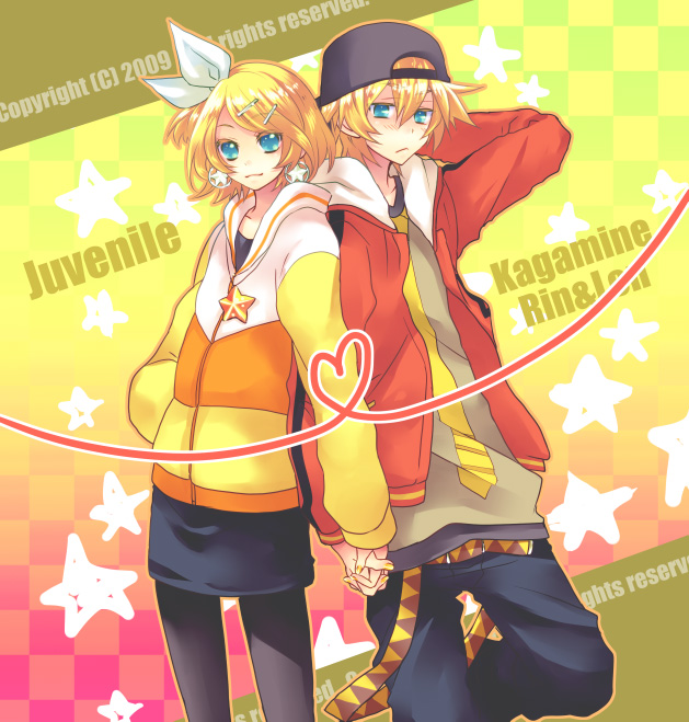 belt, blonde_hair, blue_eyes, casual, earrings, hair_ornament, hair_ribbon, hairclip