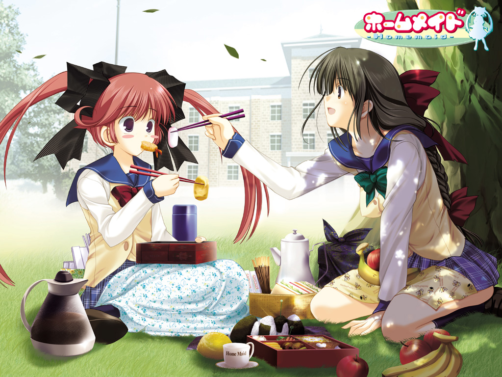 hayami_yumi, homemaid, homemaid_sweets, red_hair, redhead, twintails