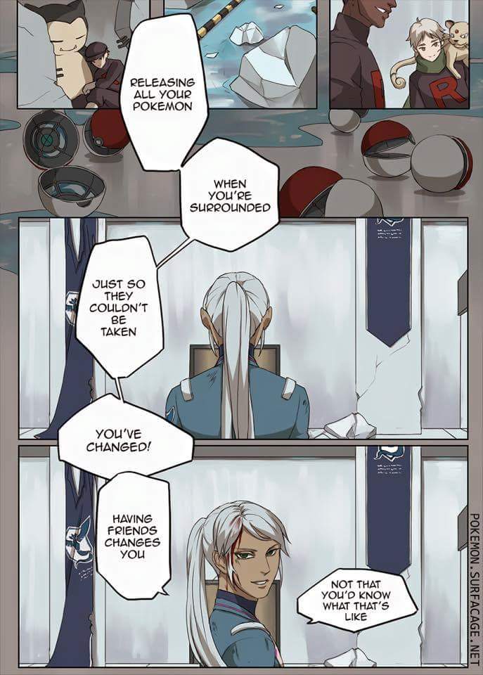 2girls, androgynous, blanche_(pokemon), blood, blood_on_face, comic, english, multiple_girls